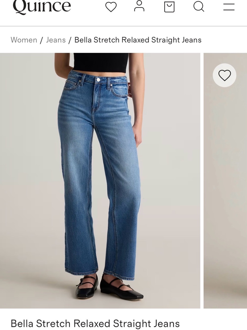 Quince jeans size 24